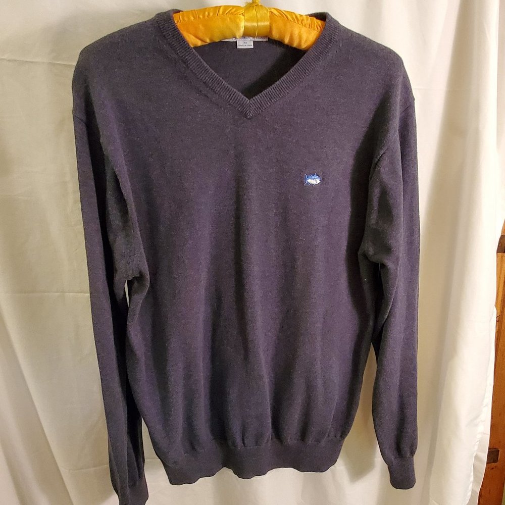 Men's Southern Tide Gray XS sweater 100% cotton